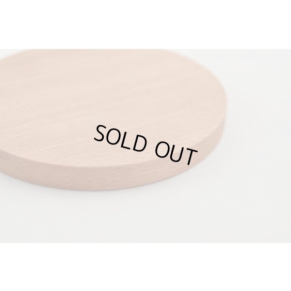 画像3: 木のコースターラウンド　ビーチ（ぶな）