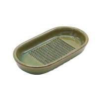 ◆萬古焼　ひげが出にくい生姜おろし器　ビードロ