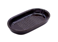 ◆萬古焼 ひげが出にくい生姜おろし器 アメ釉