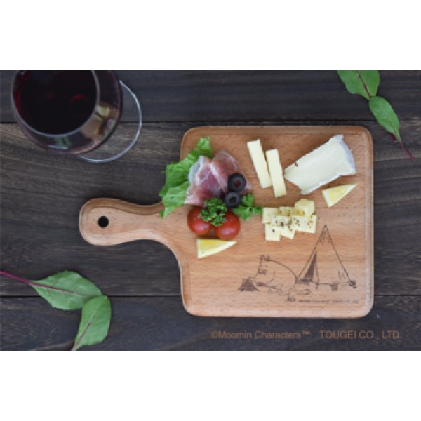 画像4: カッティングボード 丸 S  ムーミン・リトルミイ・スナフキン