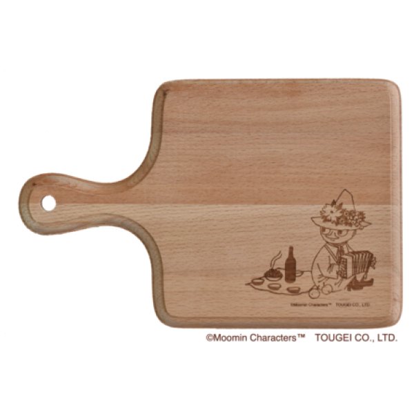 画像3: カッティングボード 丸 S  ムーミン・リトルミイ・スナフキン