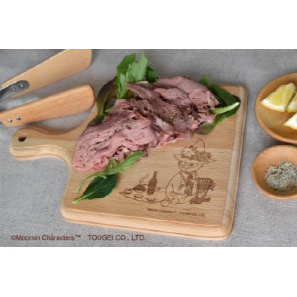 画像6: カッティングボード 丸 S  ムーミン・リトルミイ・スナフキン