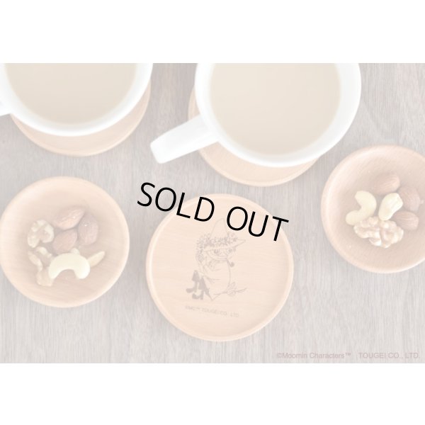 画像10: 木のコースター　ムーミン・リトルミイ・スナフキン