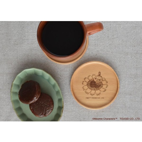 画像9: 木のコースター ムーミン・リトルミイ・スナフキン