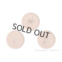 木のコースター　ムーミン・リトルミイ・スナフキン