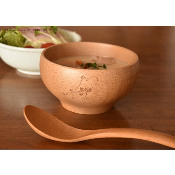 画像2: お椀L　ムーミン・リトルミイ・スナフキン