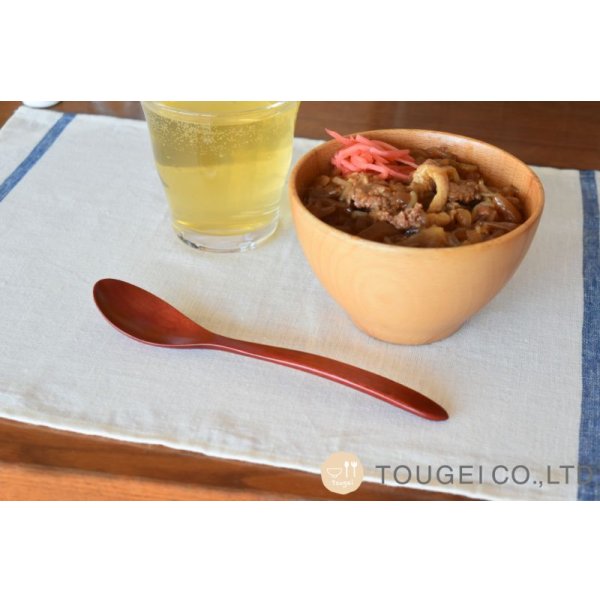 画像6: スプーン 漆塗り