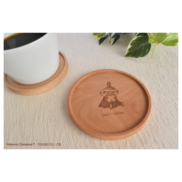 画像10: 木のコースター 2G ムーミン・リトルミイ・スナフキン・ニョロニョロ・ミムラねえさん・スノークのおじょうさん・スティンキー