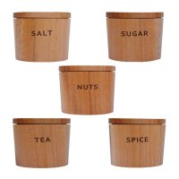 テーブルキャニスター マホガニー