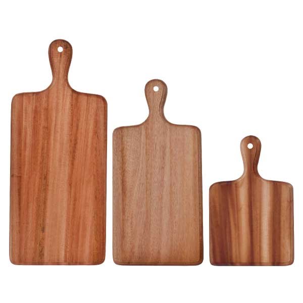 画像1: カッティングボード　丸　マホガニー