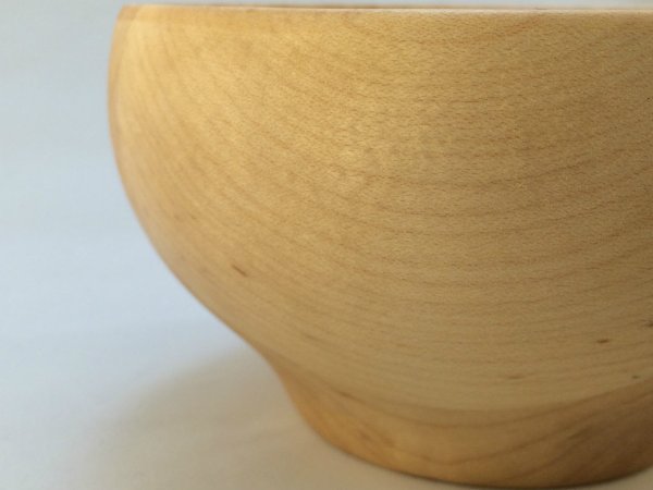 画像3: 木のお椀(L)サイズ メープル(楓) (3)