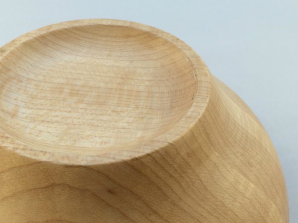 画像4: 木のお椀(L)サイズ メープル(楓) (4)