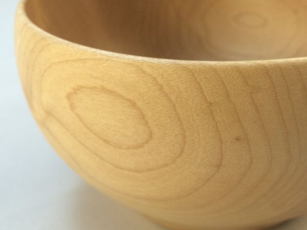 画像2: 木のお椀(M)サイズ メープル(楓) (2)