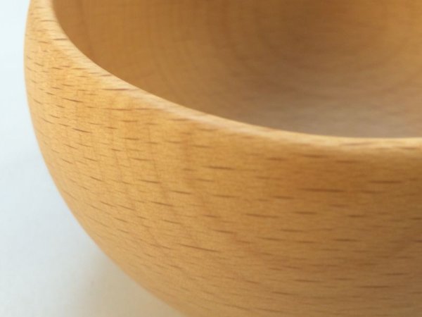 画像2: 木のお椀(S)サイズ ビーチ(ぶな) (2)