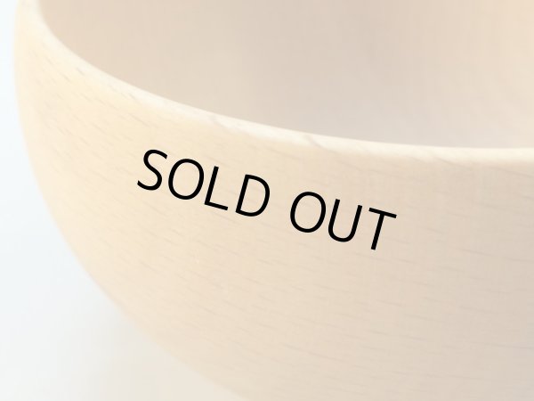 画像2: 木のお椀(M)サイズ ビーチ(ぶな) (2)