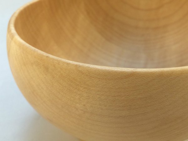 画像2: 木のお椀(L)サイズ メープル(楓) (2)