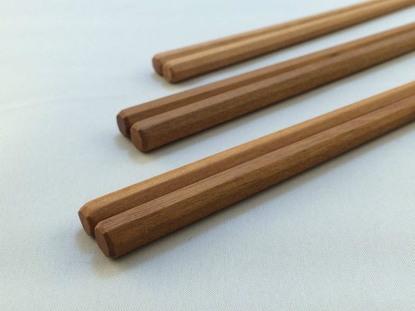 画像2: WOOD'N 八角サオ箸 (2)