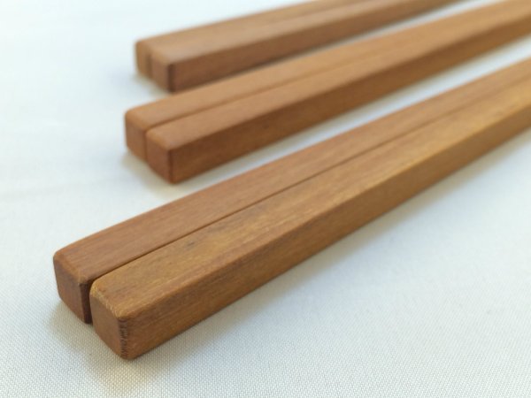 画像2: WOOD'N 四角サオ箸 (2)