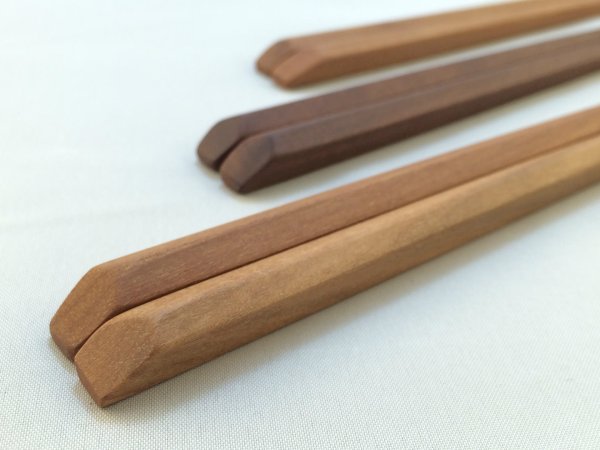 画像2: WOOD'N 五角サオ箸 (2)