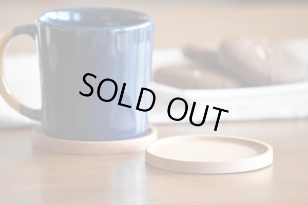 画像5: 木のコースターラウンド　ビーチ（ぶな） (5)