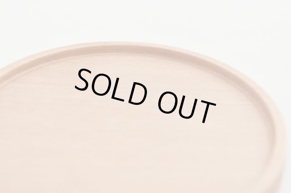 画像4: 木のコースターラウンド　ビーチ（ぶな） (4)