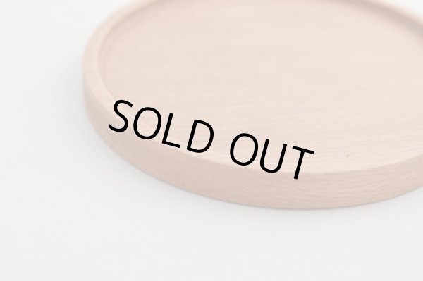 画像2: 木のコースターラウンド　ビーチ（ぶな） (2)