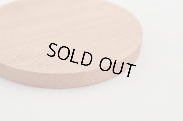 画像3: 木のコースターラウンド　ビーチ（ぶな） (3)