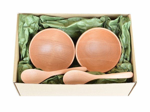 画像1: スープボウルセット【クラフトボックス入り】 (1)