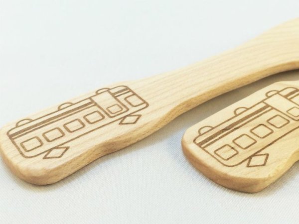 画像4: のりものカトラリー でんしゃ (4)