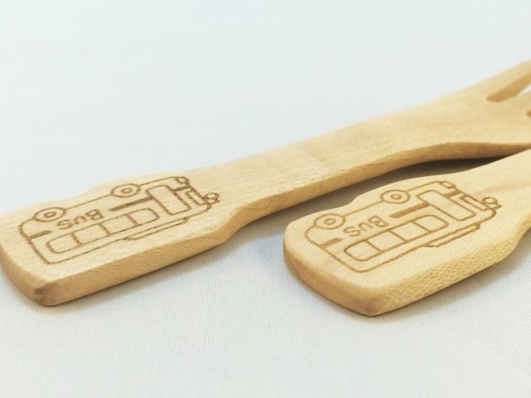 画像4: のりものカトラリー バス (4)