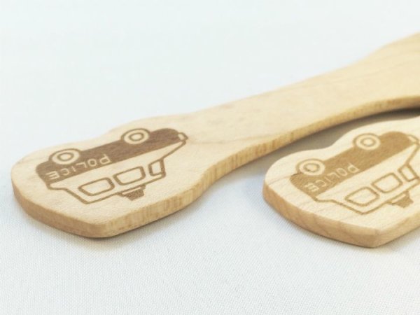 画像4: のりものカトラリー パトカー (4)