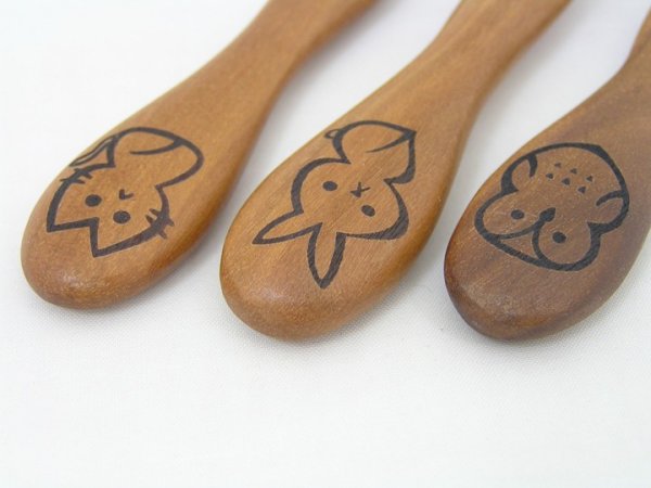 画像4: 和柄アニマル モコモコデザートフォーク (4)