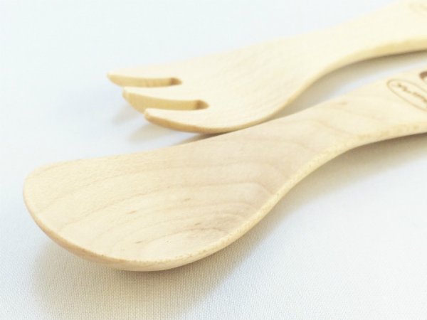 画像2: 消しゴムはんこ スプーン&フォーク おんなのこ (2)