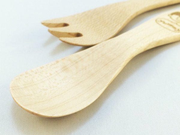 画像2: 消しゴムはんこ スプーン&フォーク おとこのこ (2)