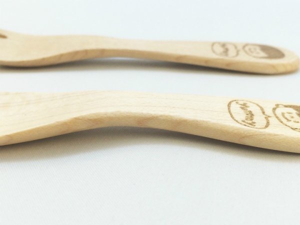 画像3: 消しゴムはんこ スプーン&フォーク おとこのこ (3)