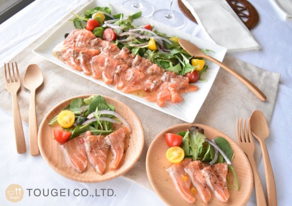 画像2: MUTEプレートディッシュ SSサイズ ビーチ(ぶな) (2)