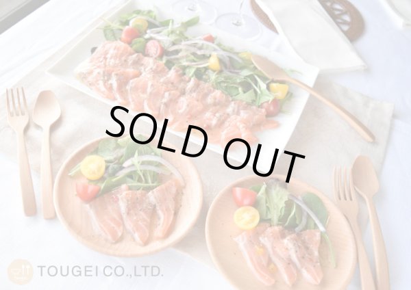 画像2: MUTEプレートディッシュ　SSサイズ　ビーチ（ぶな） (2)