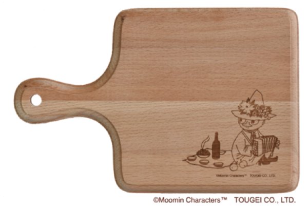 画像3: カッティングボード 丸 S 　ムーミン・リトルミイ・スナフキン (3)