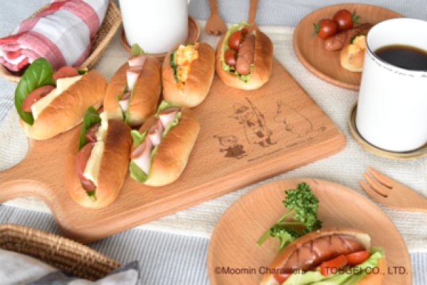 画像3: カッティングボード 丸 M  フィッシング・ホームパーティー (3)