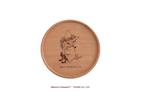 画像4: 木のコースター　ムーミン・リトルミイ・スナフキン (4)