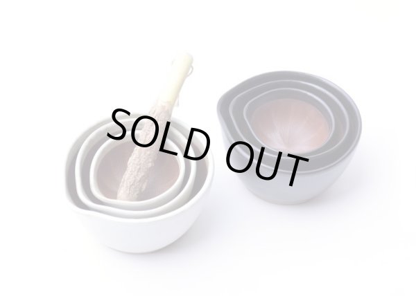 画像2: ◆すり鉢 白マット (小・中・大) (2)