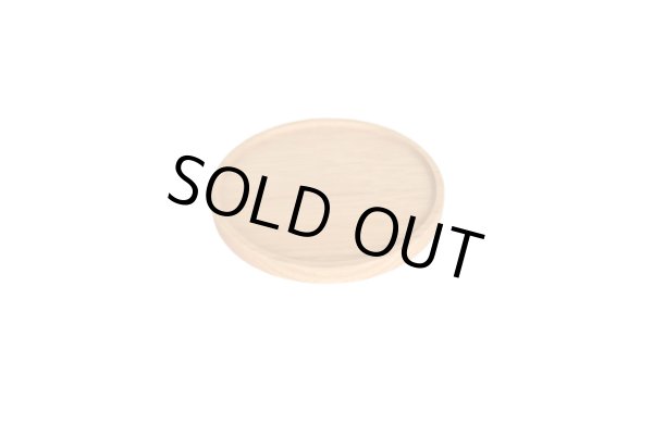 画像1: 木のコースター　ラウンド　スンカイ (1)