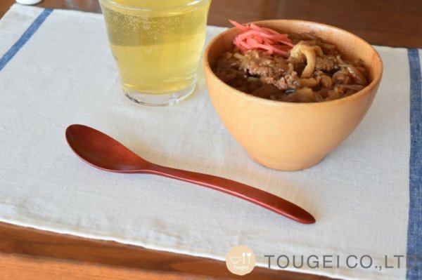 画像6: スプーン 漆塗り (6)