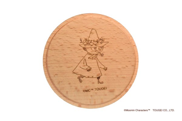画像8: 木のコースター 2G ムーミン・リトルミイ・スナフキン・ニョロニョロ・ミムラねえさん・スノークのおじょうさん・スティンキー (8)
