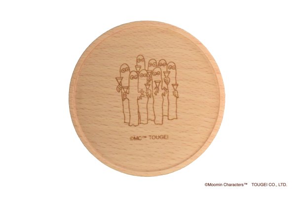 画像3: 木のコースター 2G ムーミン・リトルミイ・スナフキン・ニョロニョロ・ミムラねえさん・スノークのおじょうさん・スティンキー (3)