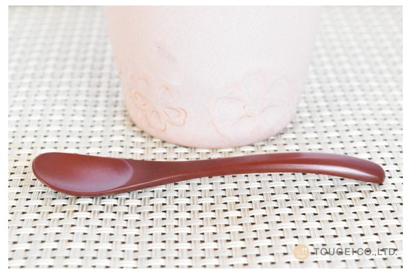 画像6: デミタススプーン 漆塗り (6)