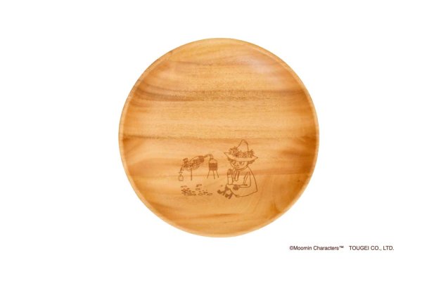 画像4: ラウンドディッシュ　Lサイズ（23cm）3G　ムーミン・リトルミイ・スナフキン (4)