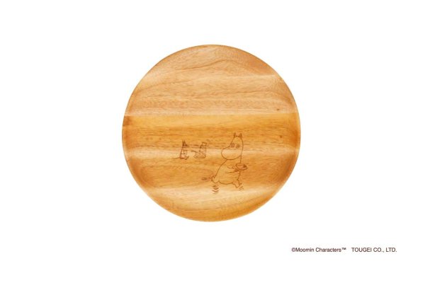 画像2: プレートディッシュ　Mサイズ（21cm）3G 　ムーミン・リトルミイ・スナフキン (2)