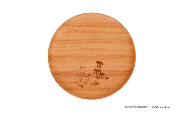 画像2: プレートディッシュ　Lサイズ（24cm）3G 　ムーミン・リトルミイ・スナフキン (2)