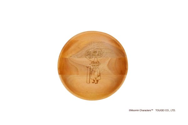画像4: ラウンドディッシュ　Sサイズ（18cm）3G　ムーミン・リトルミイ・スナフキン (4)